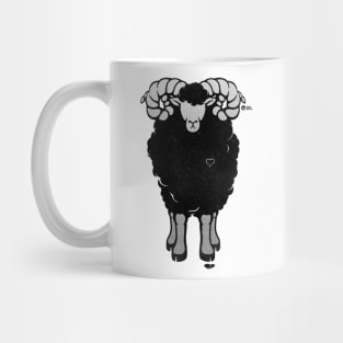 Heartless Black Sheep Love Mug